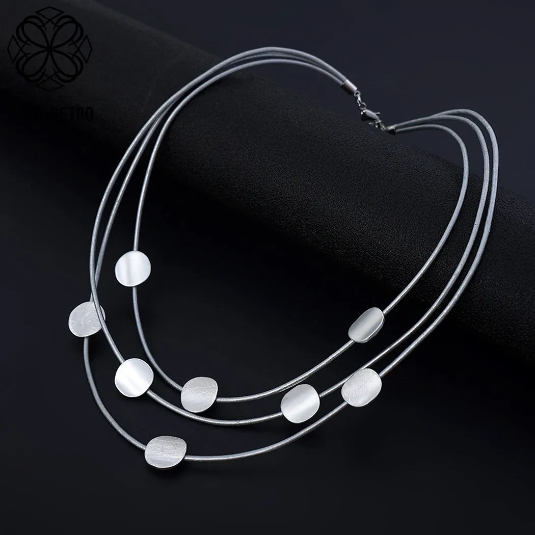 Vintage Neck Chokers Colar Statement Necklace Korean Fashion Jewelry for Women 2023 Suspension Pendants Trending Products New in