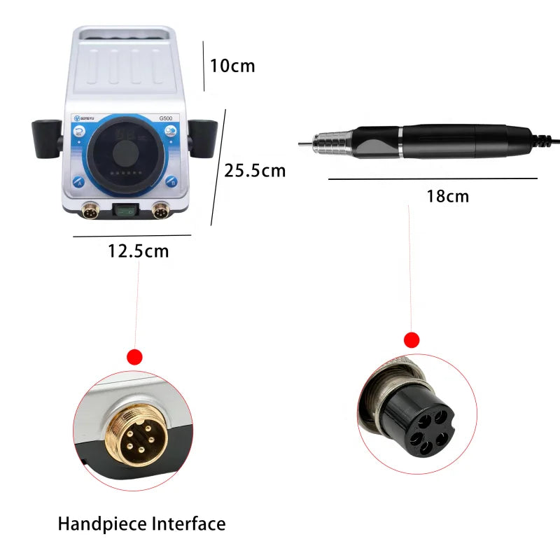 2027 AT-CM-047 with A23 Drilling Machines for Portable Nails Drill