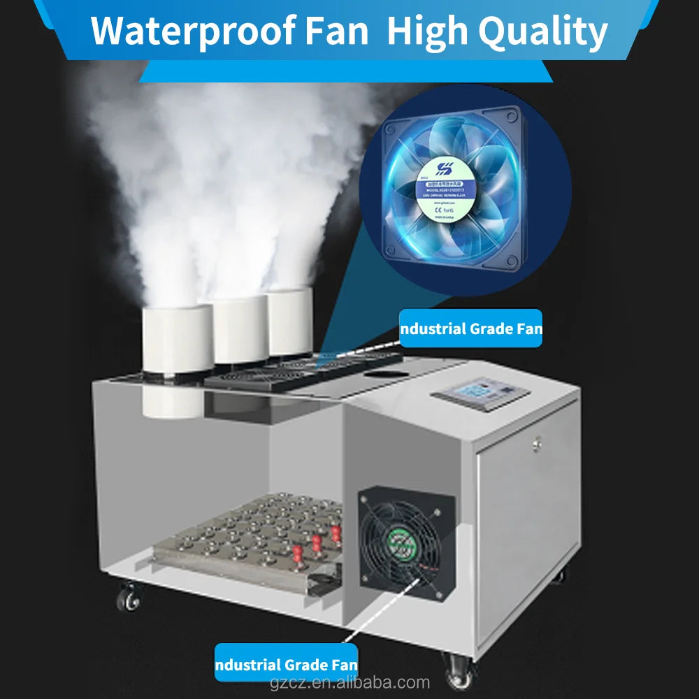 Industrial Humidifier with Intelligent Constant Humidity&24hTiming,3000ml/h Highest Mist Output Commercial Humidifier