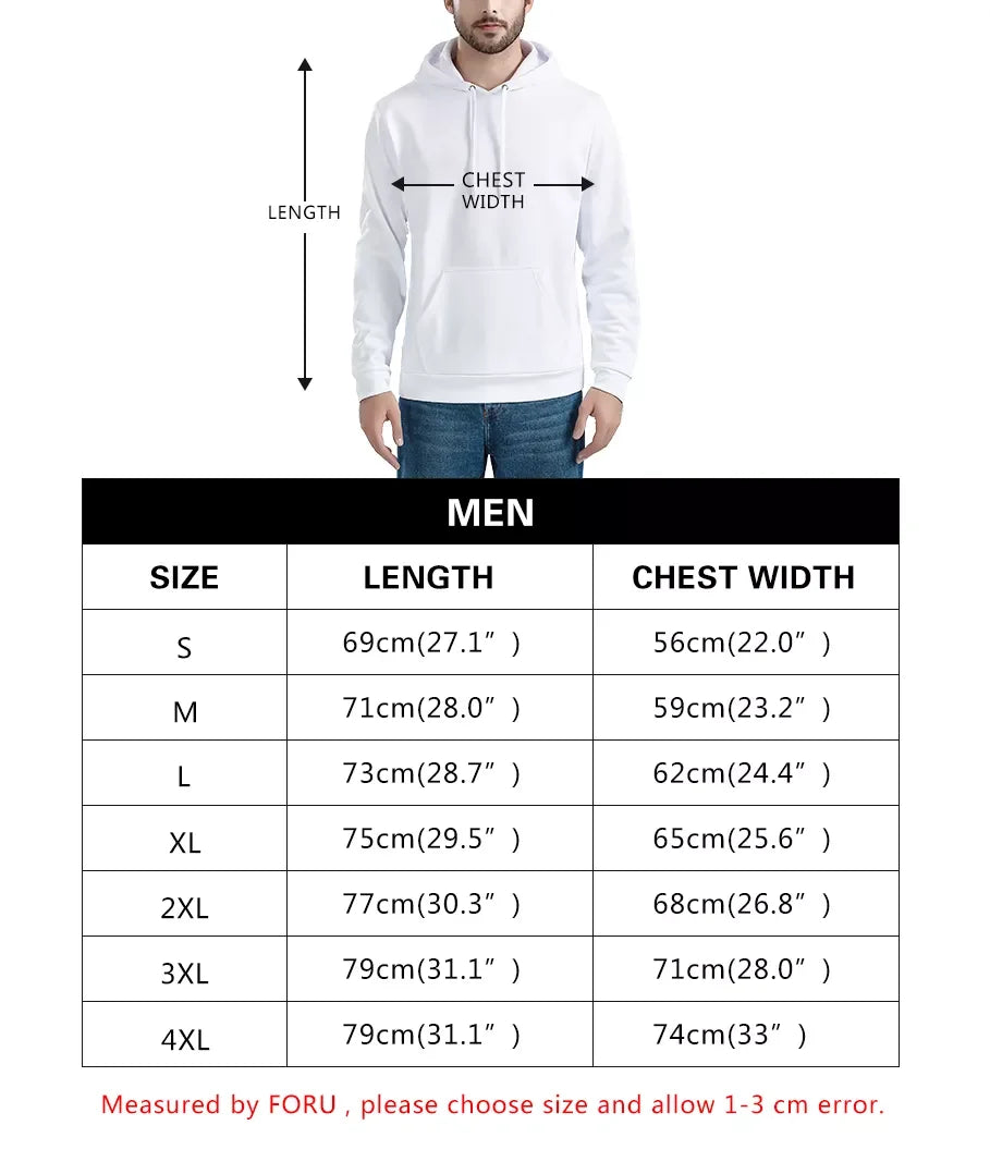 Men's Hoodies Custom Blue Polynesian Pohnpei Tribal Designer Sweater Boy Casual Oversized Hoodies Sweater