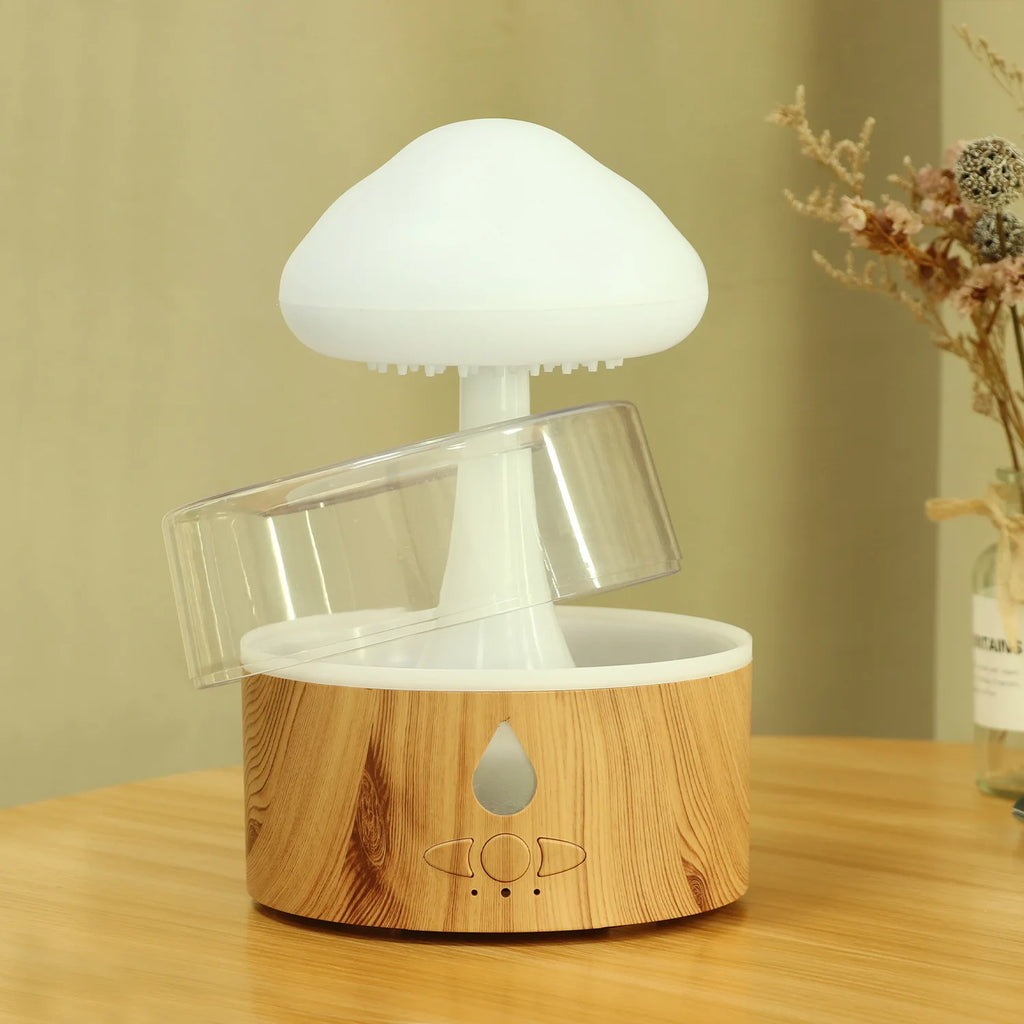 Factory Direct 7 Color LED Light Ultrasonic Air Diffuser Essential Oil Mist Maker Fogger Rain Cloud Humidifier for Car Outdoor