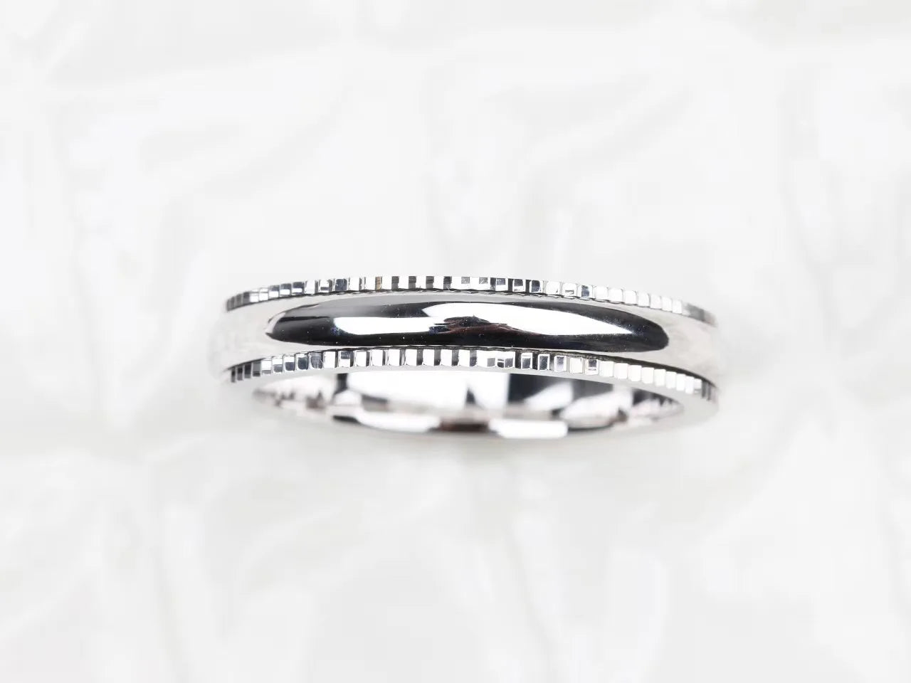 Jingzhanyi Jewelry Factory's Customizable K Gold Wedding Ring PT950 Bead-Shaped Platinum Male Ring Diamond Rings