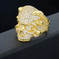 Indian Supplier Sterling Silver Classic Moissanite Diamond Hip Hop Ring Heavy Bling Style Unisex IGI Certified for Urban Wear