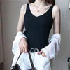 New Women Summer Knit Vest Sexy Girl Solid Color Tank Knitted Tops Casual Straps Knitwear T-shirt Simple Base Casual Vest
