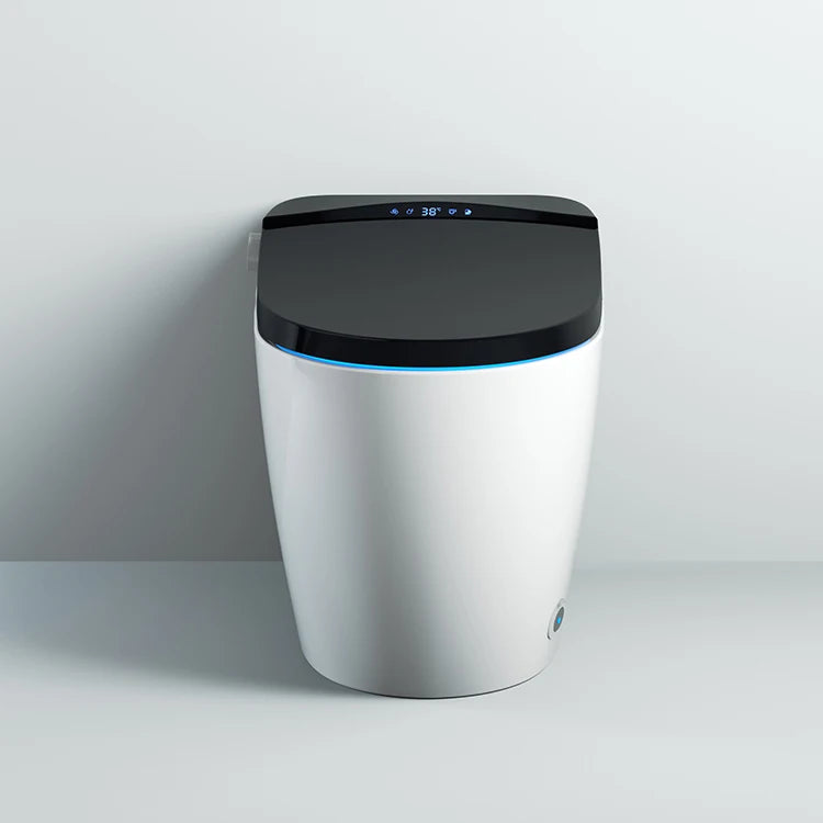 Automatic flushing without water tank integrated black electronic intelligence