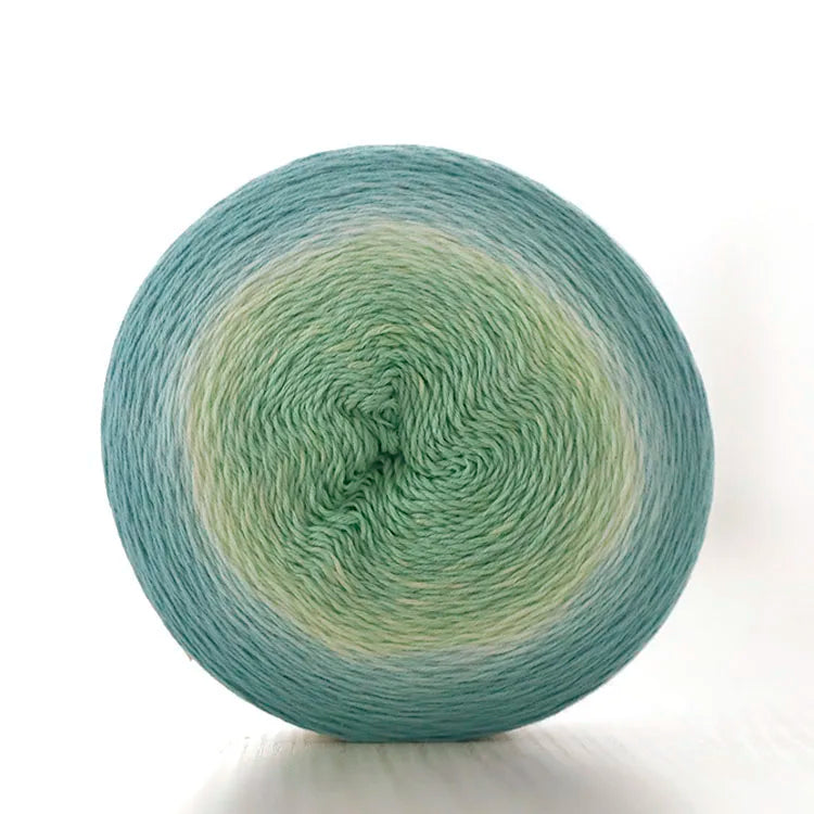 100% Recycled Magic Ball Sweater Scarf Hat for Baby 180g Hand Knitting with Fancy Yarn Dyed Pattern Cotton Line Weaving