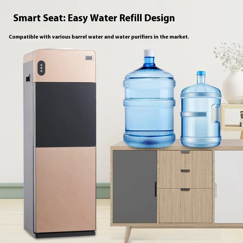 Hotel Grade Electric Top Load Water Dispenser Hot & Cold Shower Head Faucet with Purifier Filter Plastic Housing