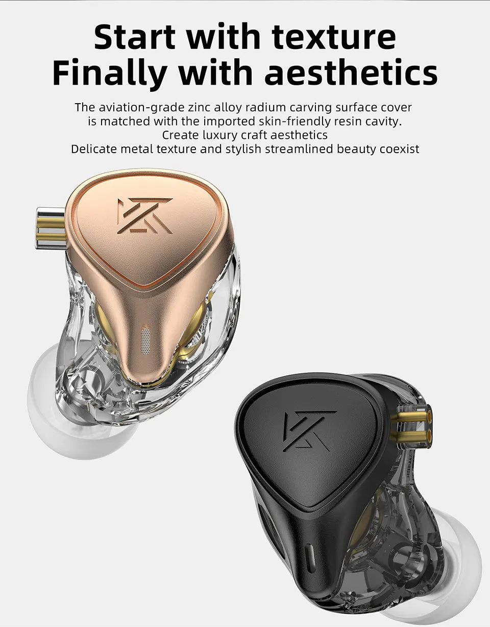 KZ ZEX Pro Electrostatic +Dynamic+Balanced In-Ear Earphone Noice Cancelling Sport Game HIFI Headset  ZS10 ZSN PRO EDX EDC ZSX
