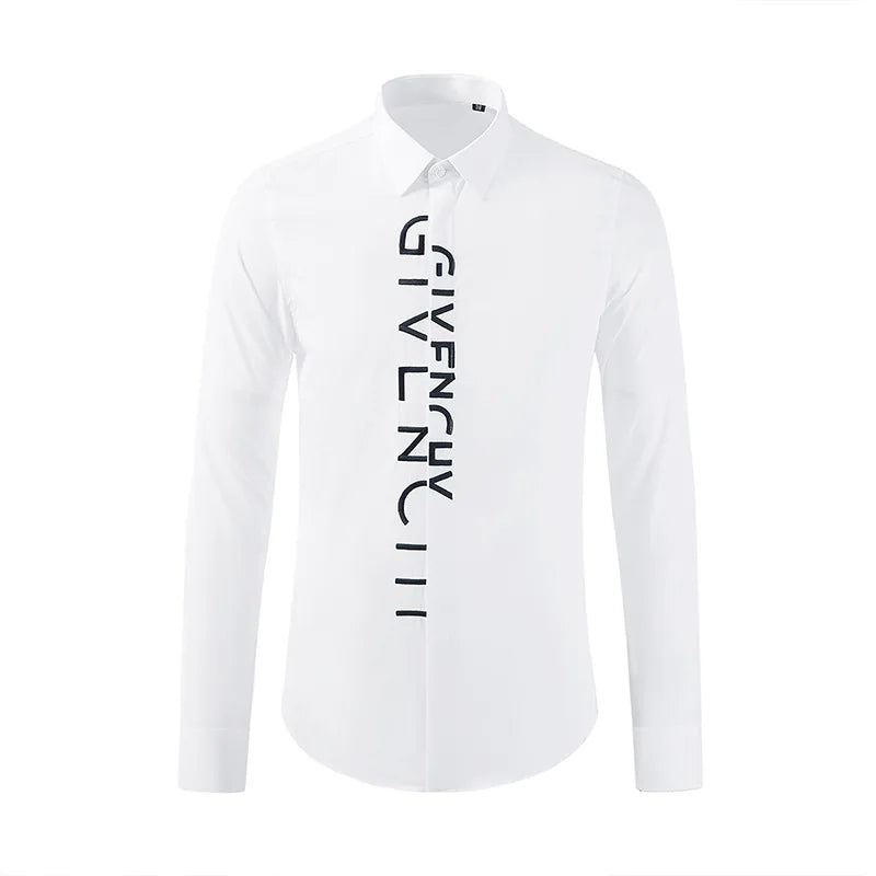 Wholesale Slim Fit Mens Dress Shirts Long Sleeve Cotton Shirts for Men