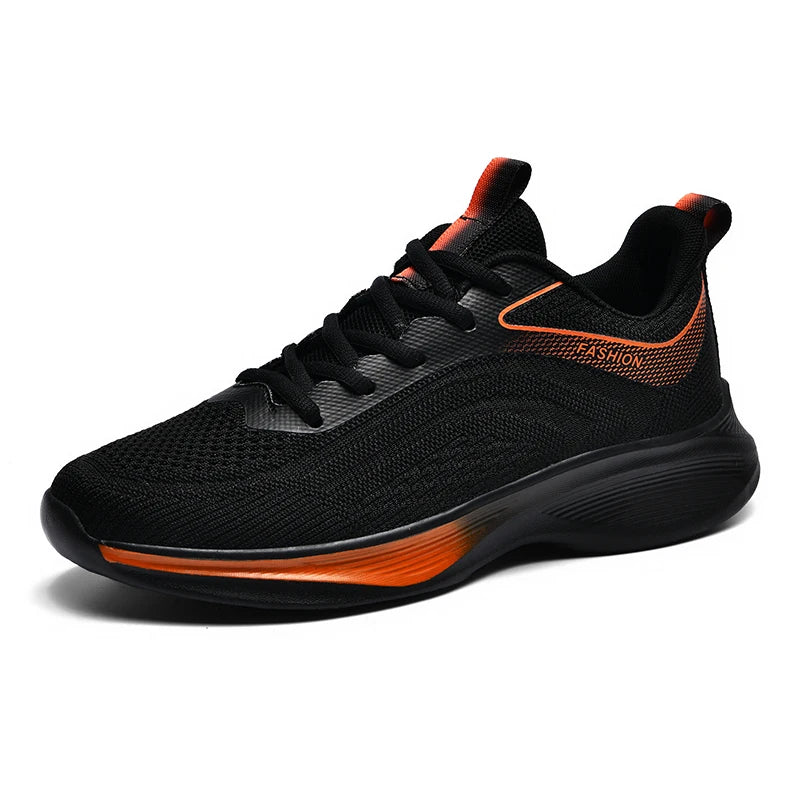 Men's Road Running Shoes Sneakers Track Trail Running Shoes Running Minimal Jogger Stretch Fabric Air Mesh Athletic Low-top