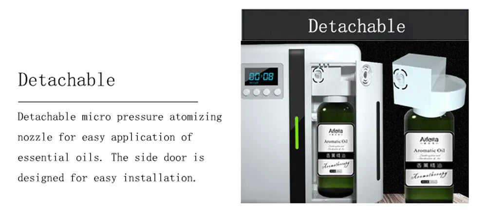 Wall Mounted Scent Air Machine For Home Waterless Essential Oil Diffuser Bluetooth Hotel Collection Diffuser For Room Spa Office