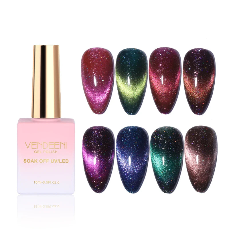 Vendeeni High Quality Cat Eye Uv Ongle Professionnel Kit De Unha De Cat Eye Gel Nail Gel Polish  Dreamland Uv Gel Polish