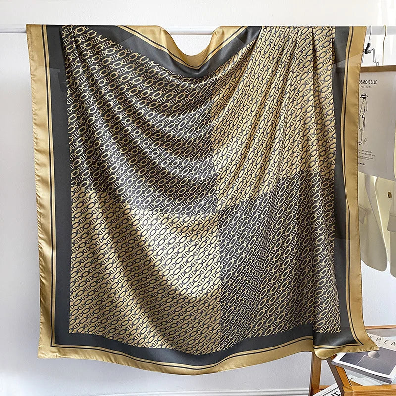 Wholesale High Quality Hot Women Square Scarf Shawls Designer Large Printed Muslim Scarves With 24 Available Patterns