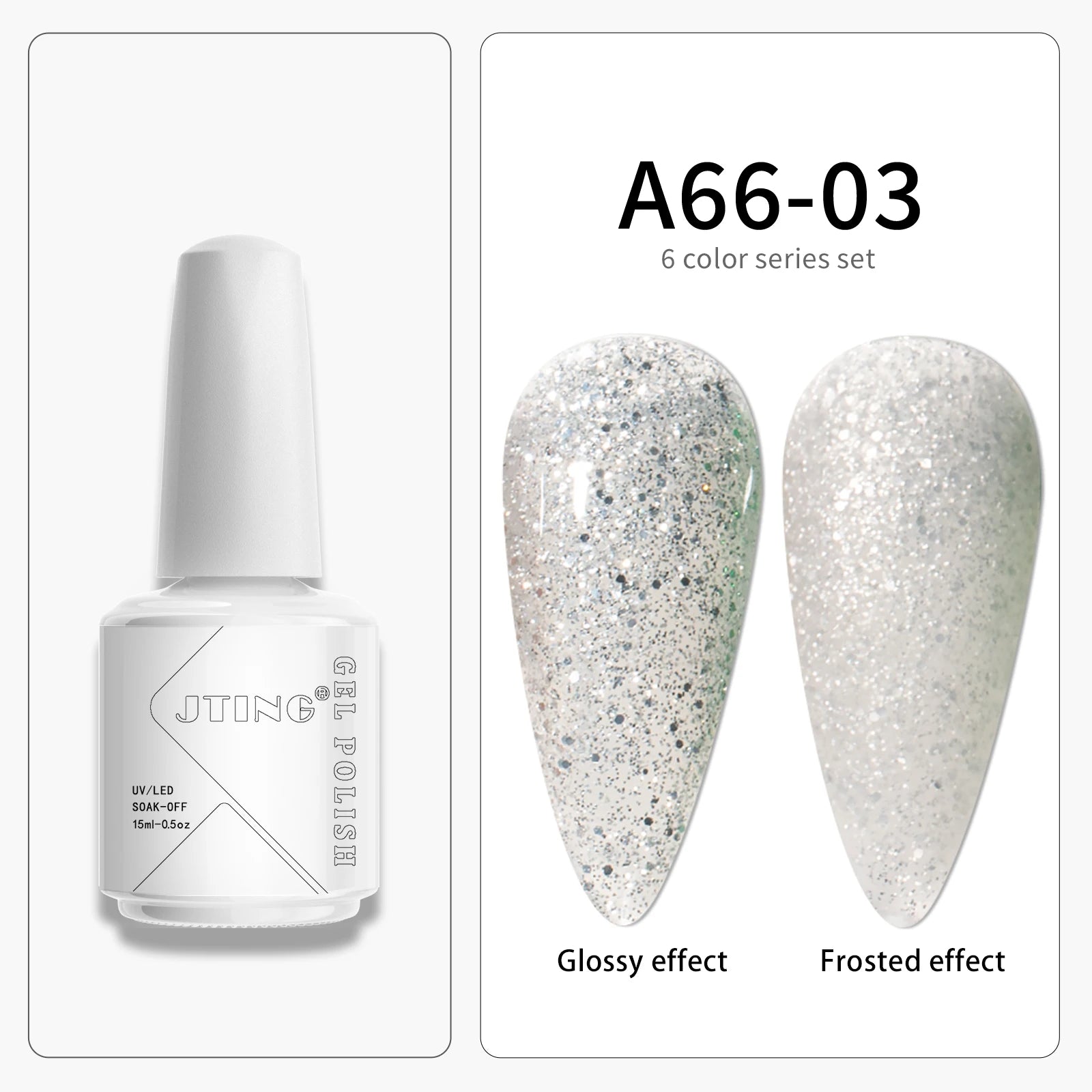 JITNG Factory Price High Quality Pigment Natural Resin Nail Gel Polish UV LED Lamp Gel 6colors Kit OEM Custom Private Brand logo
