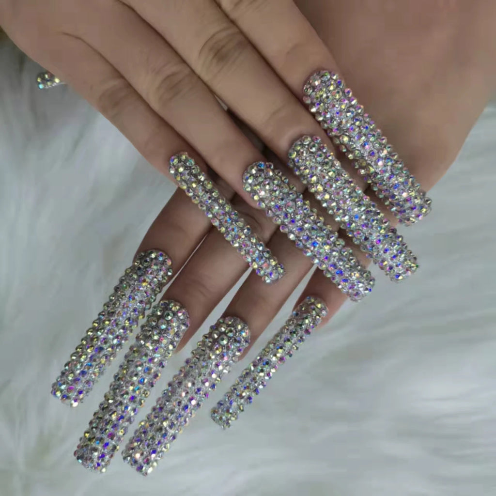 2024 Newest Wholesale Private Label Handmade Press Nails Ins Most Popular Trending Artificial Fingernails Acrylic Full Design