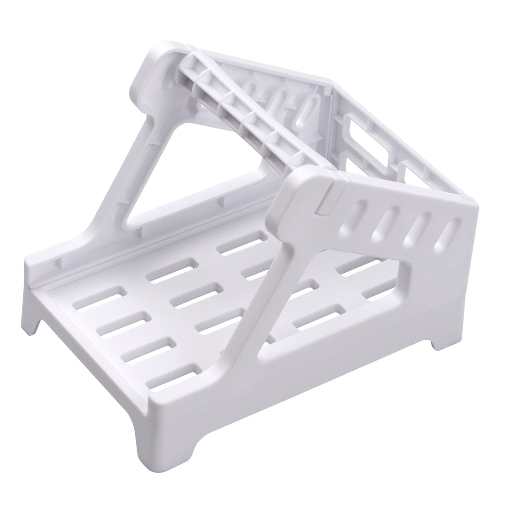 Label Holder for 4x6 Shipping Labels Printer Rolls and Fanfold Labels 2 in 1 Work for Desktop Themal Label Sticker Dispenser