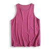 Mens Oversized Sleeveless 180gsm Tank Top Casual Breathable Cotton Blend Workout Gym Shirt for Men