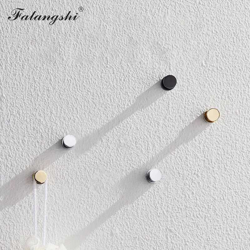 Brass Robe Hooks Clothes Hanger Household Small Decoration Rustproof Towel Hook Coat Hanger Key Rack Bathroom Accessories WB8123