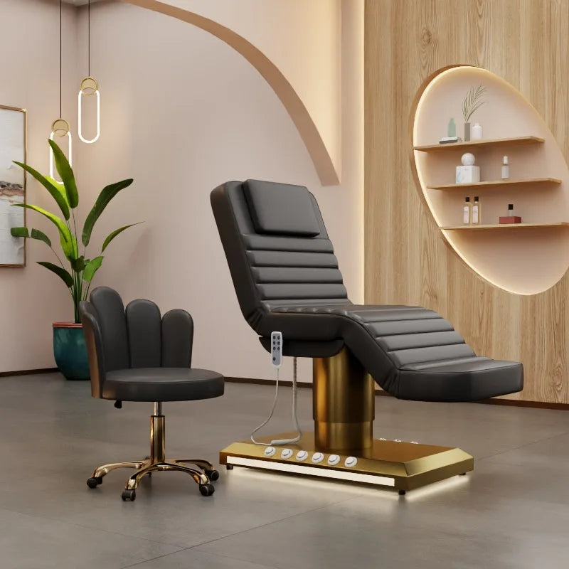 Portable Table De Massage Salon Electric Massage Table Beauty Bed Salon Facial Head Spa Bed Treatment Lashes Bed for Salon