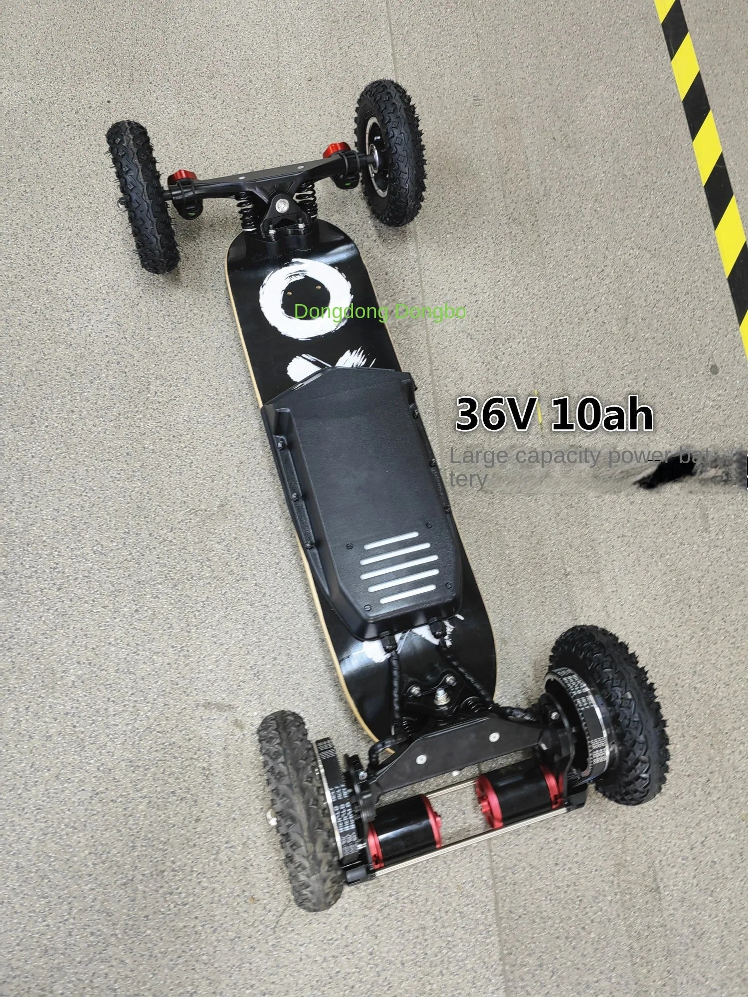 [Dr. East] Mini Dual-Drive Off-Road Mountain SUV Kite Skateboard Remote Control Four-Wheel Electric Skateboard 3000W 1 Year