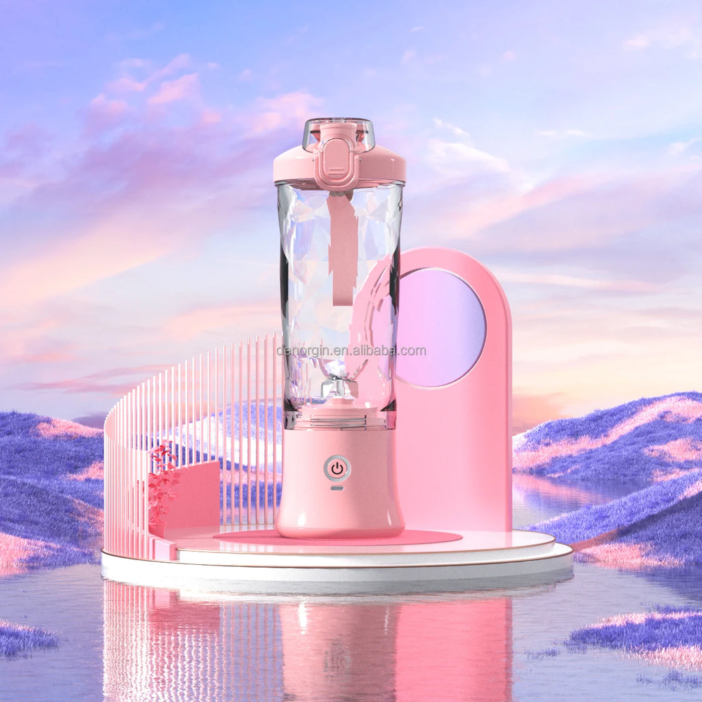 600ML Big Capacity Mini Blender Electric Rechargeable Waterproof Hand Blender Powder Juicer Portable Blender