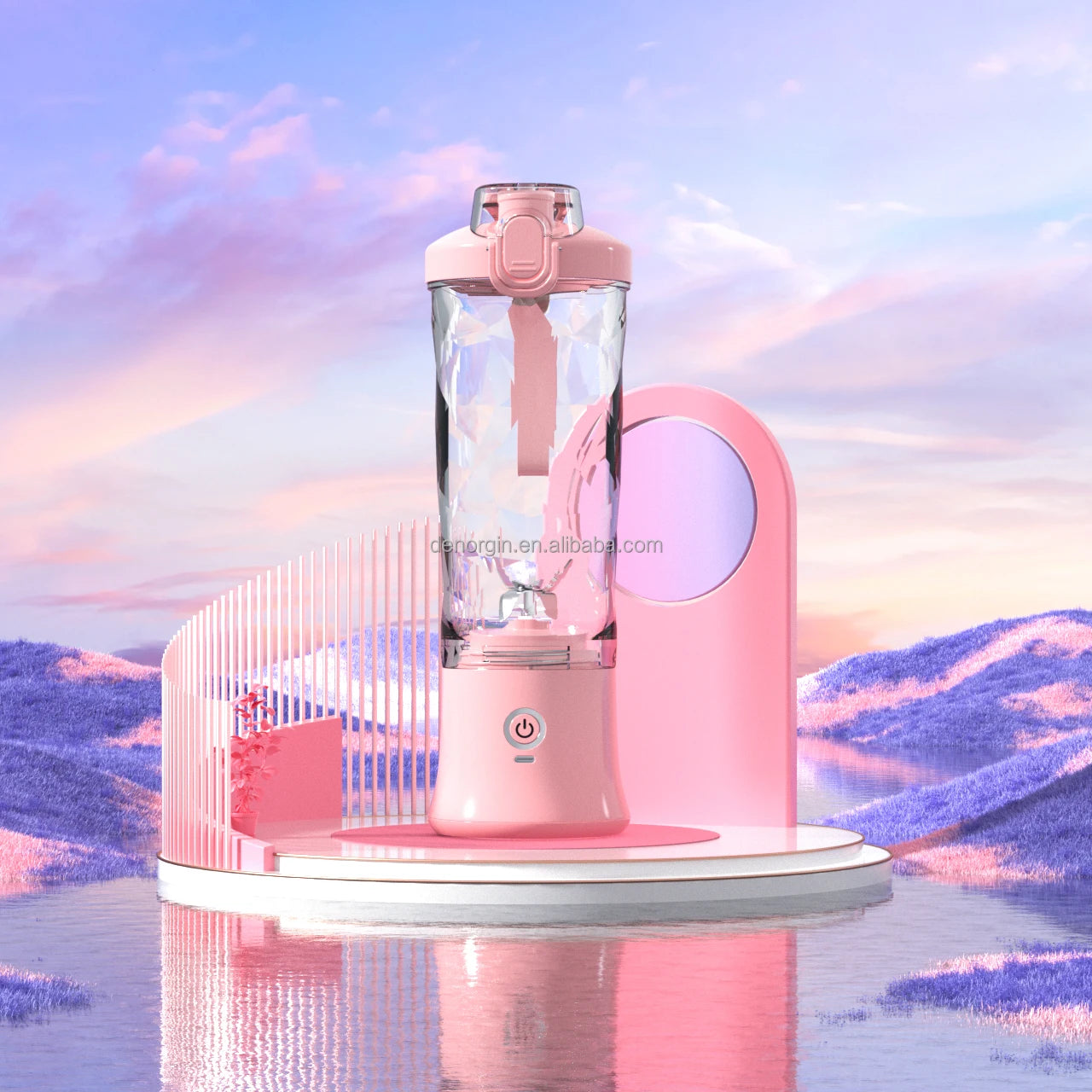 600ML Big Capacity Mini Blender Electric Rechargeable Waterproof Hand Blender Powder Juicer Portable Blender