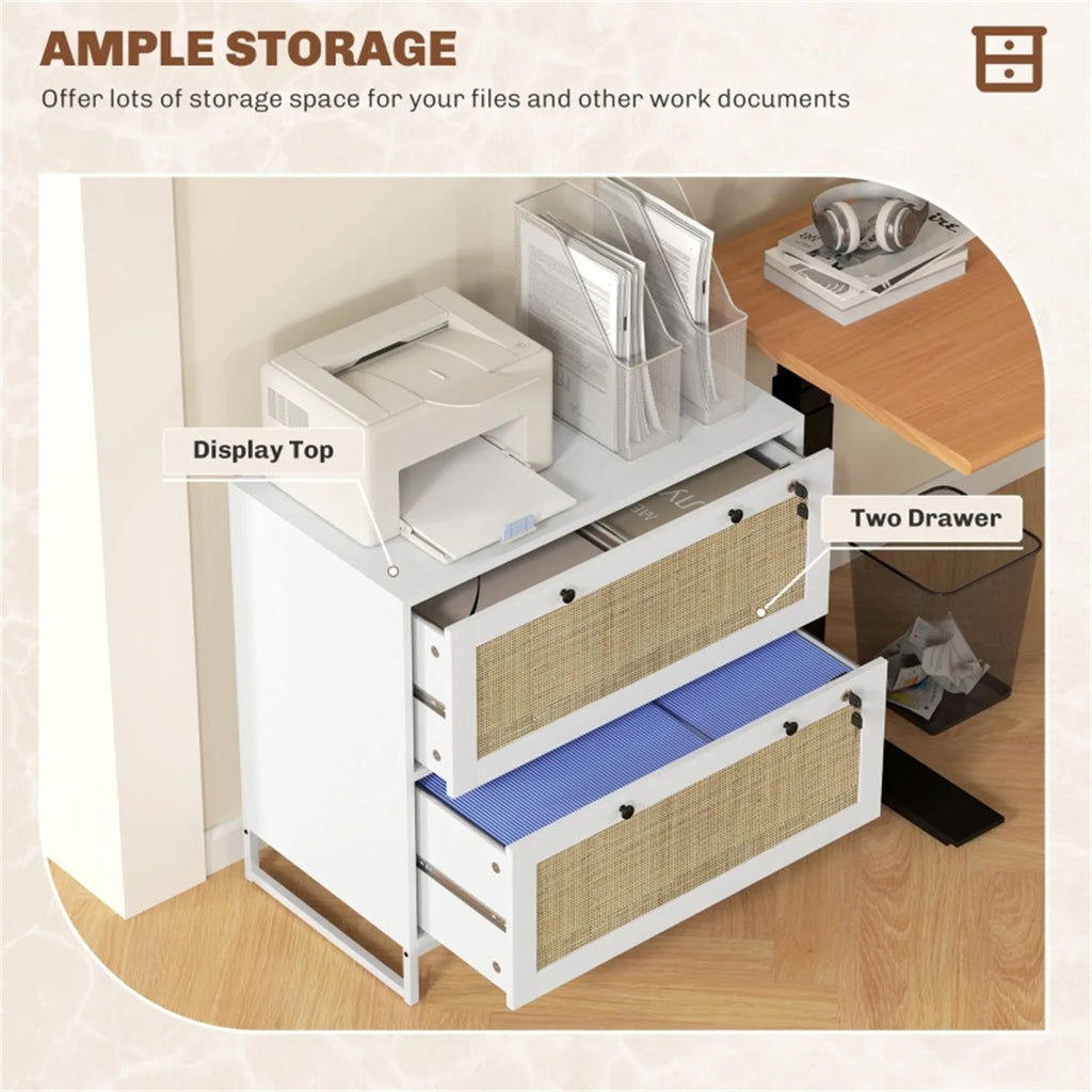 File Cabinet Storage Cabinet White