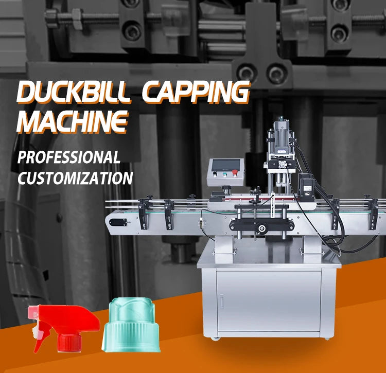 LT-SC440 Automatic Pneumatic Close PET Plastic Water Bottle Screw Plastic Perfume Jar Filling and Capping Sealing Machine