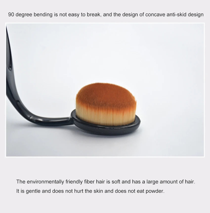 Toothbrush type Women Makeup Brushes Bendable Eye Shadow Highlight Foundation Make Up Brush Blush Cosmetic Brushes Beauty Tool