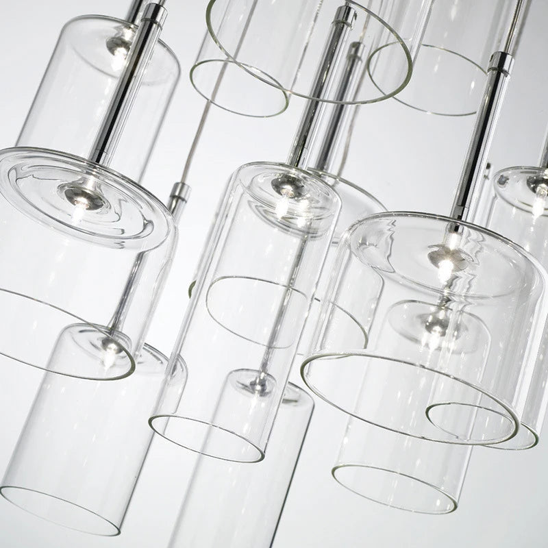 Modern Glass Pendant Lights - Minimalist Hanging Lamps for Dining Room, Bar, Bedroom & Bathroom Ceiling Lighting