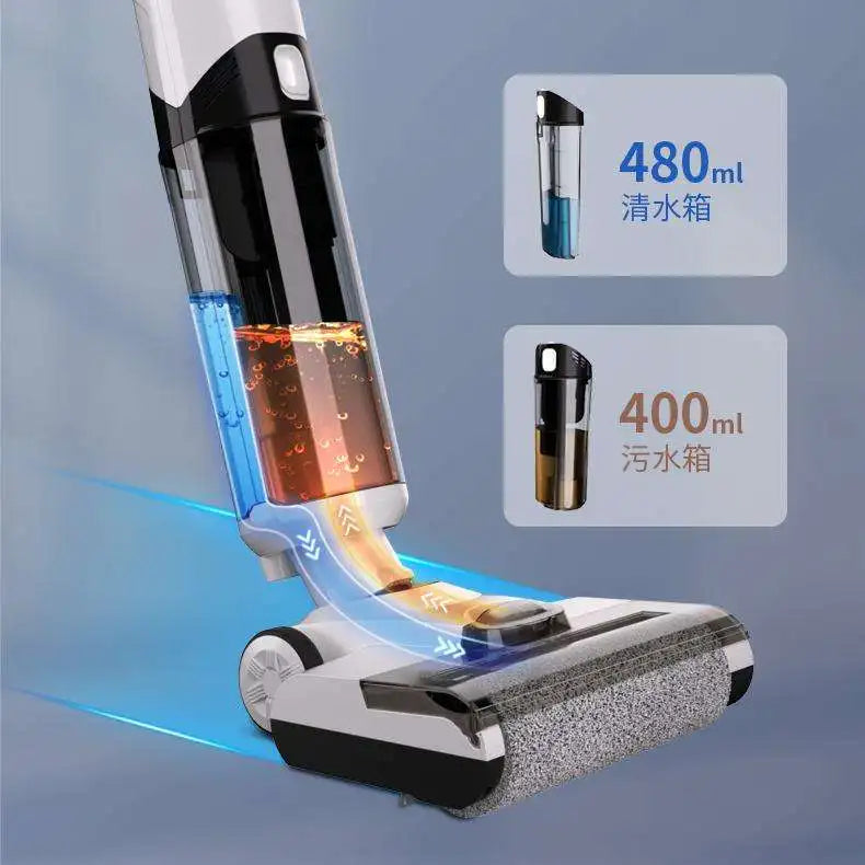 Cordless Floor Washing Vacuum Cleaner High Suction Mop Vacuum Cleaners for Home