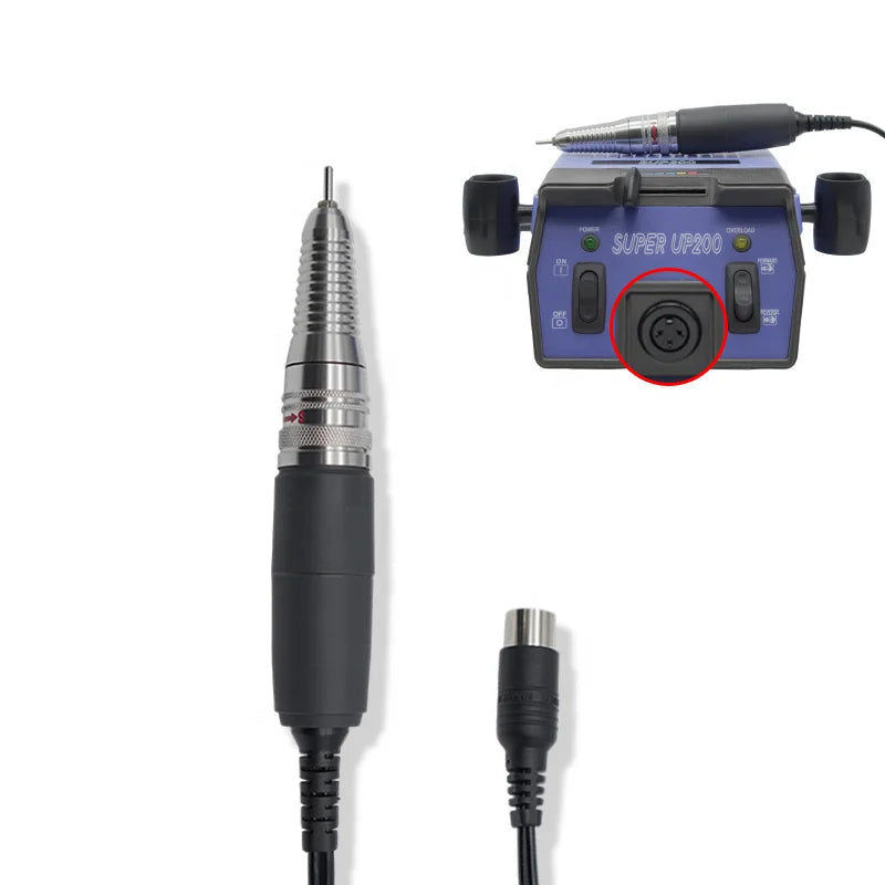 2088 Japan Micromotor Manicure Equipment Electric File Polisher Original G5 Nail Drill Handpiece for Super UP200 Nail Machine