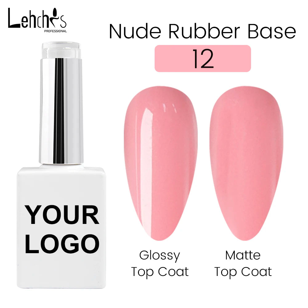 Lehchis 15ml Nude UV Gel Nail Polish Soak off French Nail Camouflage Base Halal Certified for Salon Art Use Customizable Logo