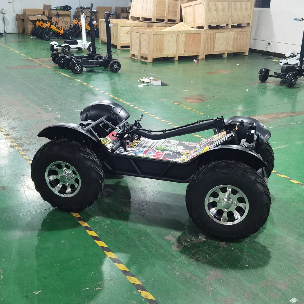 8000w Escooter off Road Mountain 21inch ATV Foldable Adult Mobility Scooters Electric 4 Wheel Heavy Duty