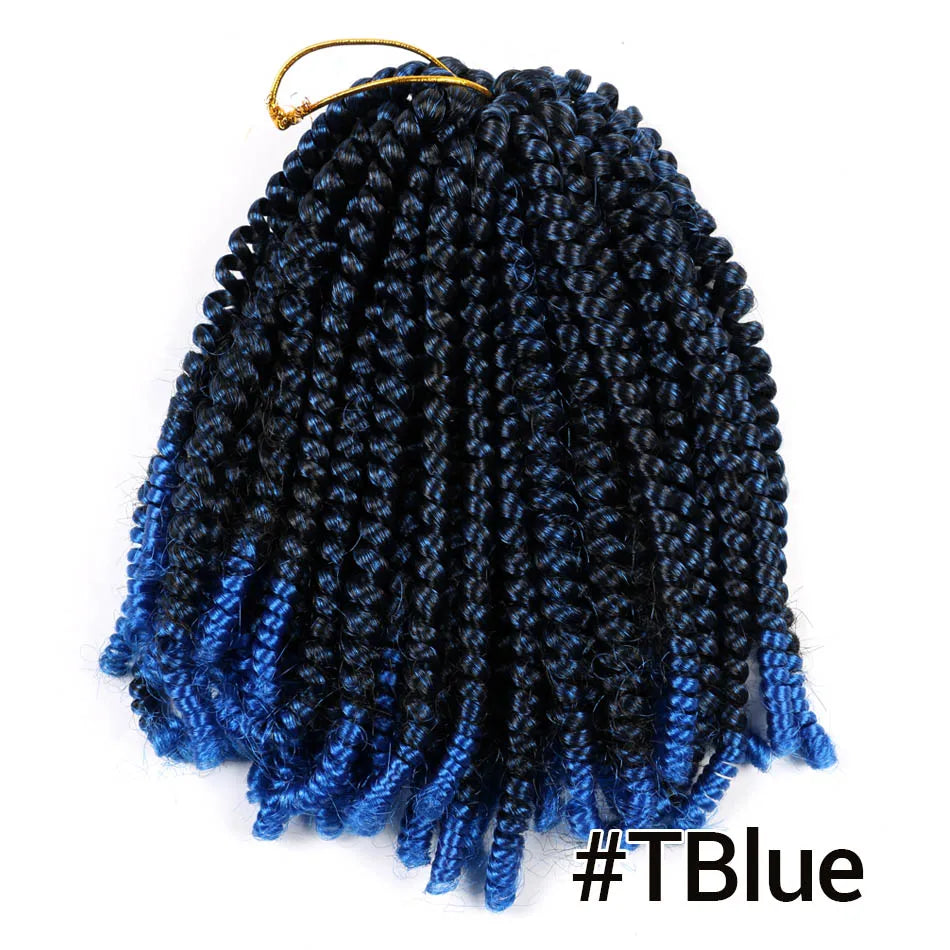 Ombre Spring Twist Braiding Hair Synthetic Crochet Braids Passion Twist Pre-Twist Crochet Hair Extensions Jamaica Bounce Twist