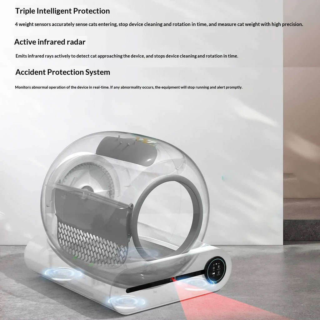 2026 Hot Sale EU Stock Direct Dispatch Smart Cat Toilet Electric Self-Cleaning