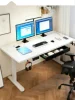 US Warehouse Electric Standing Desk 55x24 Height Adjustable Sit Stand Desk with Drawer Fast Delivery Ready to Ship