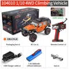 WLtoys 104010 104020 104026 1/10 Rock Crawler RC Car 4WD Electric Off-Road USB Cable 100m Range Indoor-Outdoor Children Toy