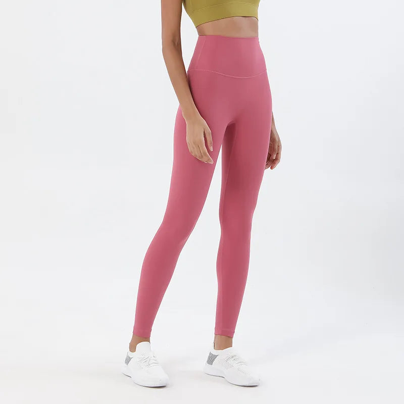 TRY TO BN Yoga Pants Leggings Women Naked Feeling High Waisted Workout Seamless Sports  Fitness GymLeggings Push Up Tights Women