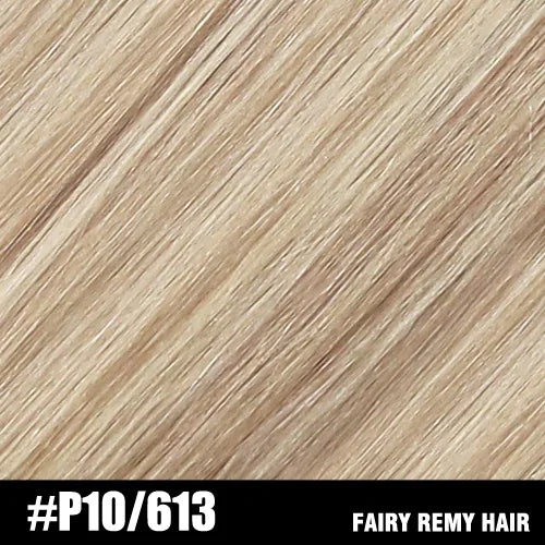 Fairy Remy Hair 20-22" Remy Keratin Flat Tip Human Hair Extensions Straight Capsules Natural Pre Bonded Hair 0.8g/Strand