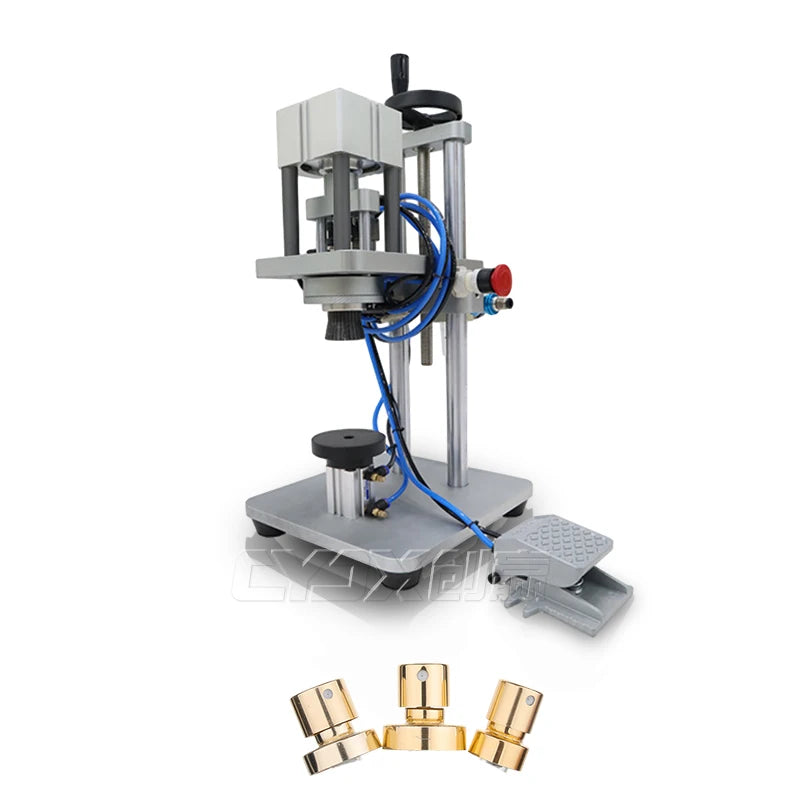 CYJX Semi Automatic Pneumatic Pump Sprayer Vial Capper Capping for Small Perfume Bottle Crimping Machine