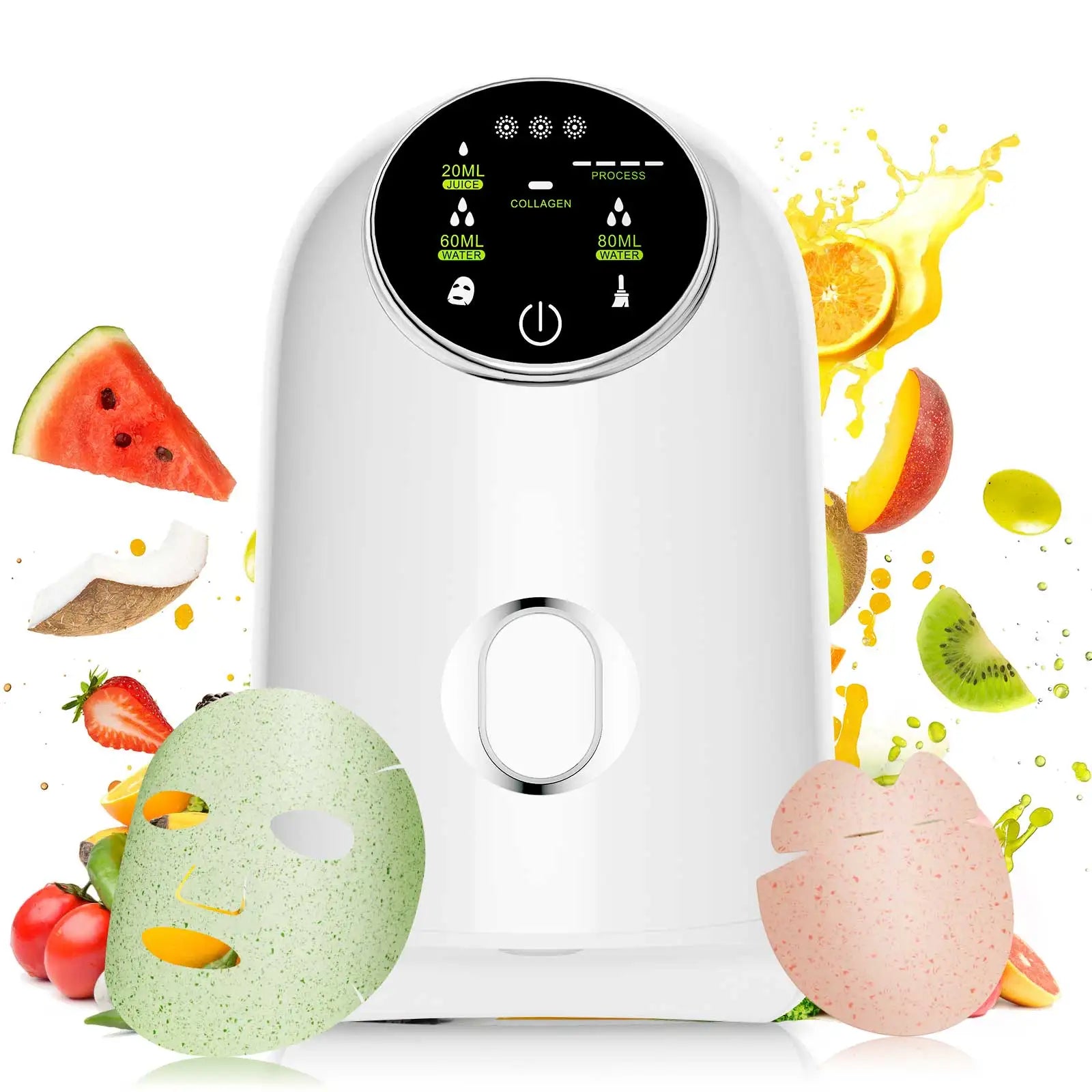 Home Use Fruit Electric Mask Machine 20ML Natural Fruit Vegetable Face Mask Maker