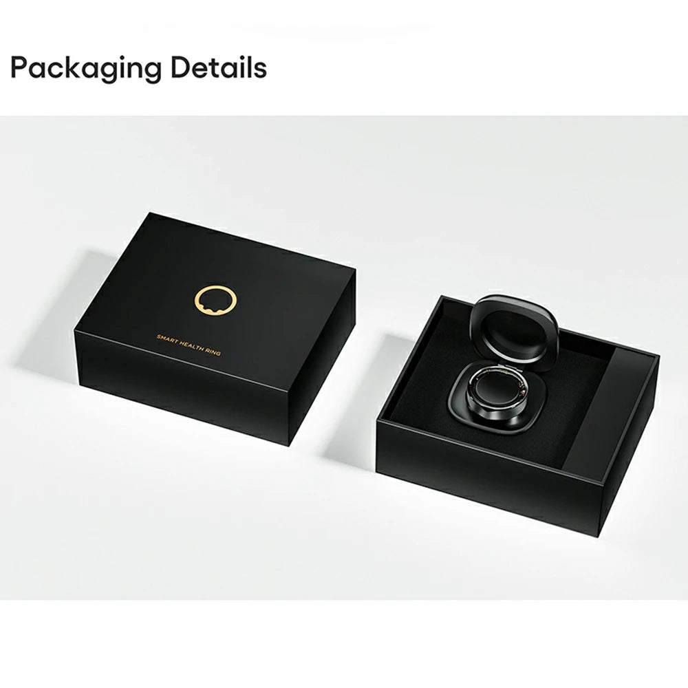 2301A Tungsten Smart Rings for Men Titanium Stylish Smart Health Ring Tracking Smartring Vibrating