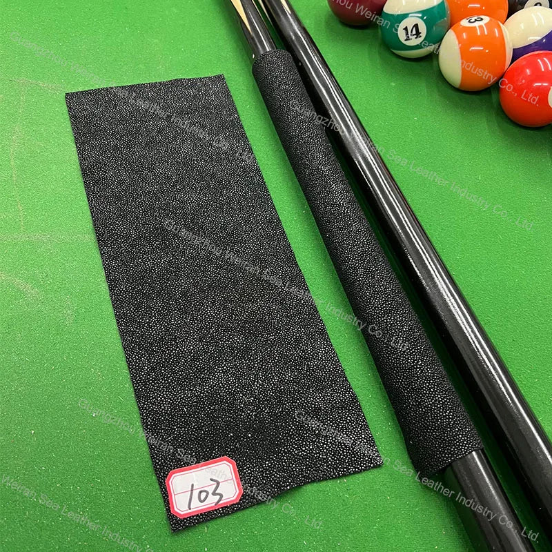 Genuine Cow Skin Pool Billiards Cue Grips Non-Slip Protective Sleeve Wrap with Different Print Pattern Genuine Leather Club Wrap
