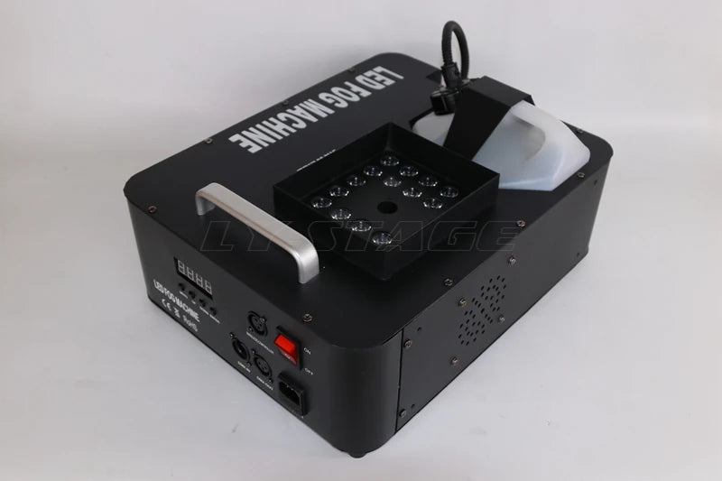 Professional 1500W LED Fog Machine DMX RGB Color for DJ Disco Party Spray Fogger Lighting System 24x3W LED