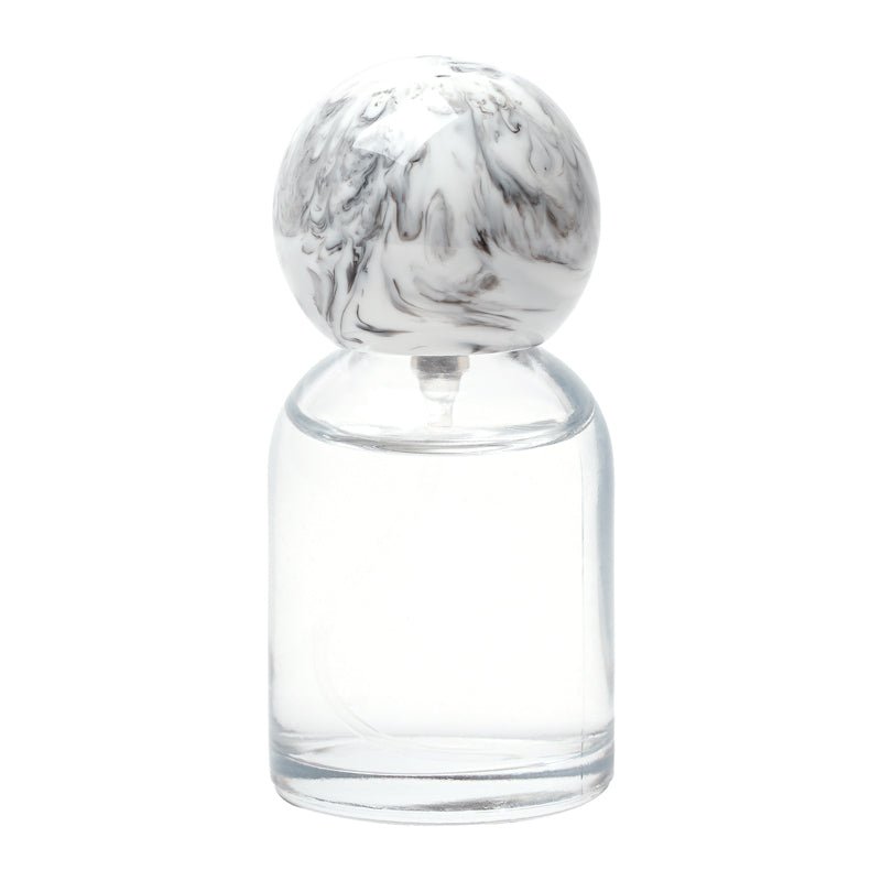 Hot Sale Cute 30ML Planets Style 5Color Stock Marble Texture Cap Glass Mini Perfume Bottle