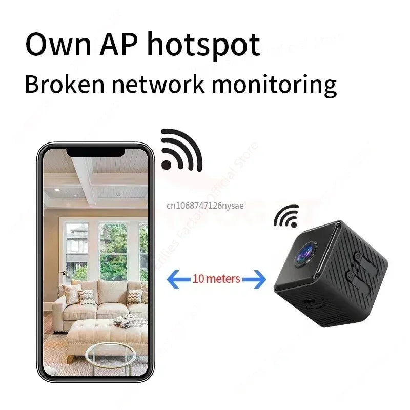 X2 1080P HD Mini Camera Wifi Infrared Night Vision Wireless Home Security Camera IP CAM Motion Detection Monitor Remote CCTV