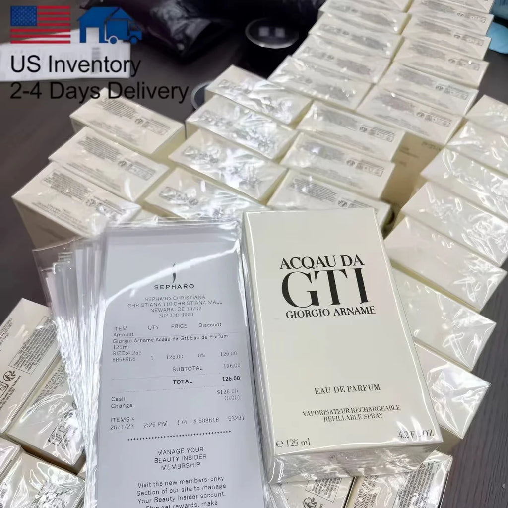 US Stock Wholesale EDP Perfume with Receipt Fragrance Cologne EDP Perfume Long Lasting  Luxury Men's Perfume Gift High Quality