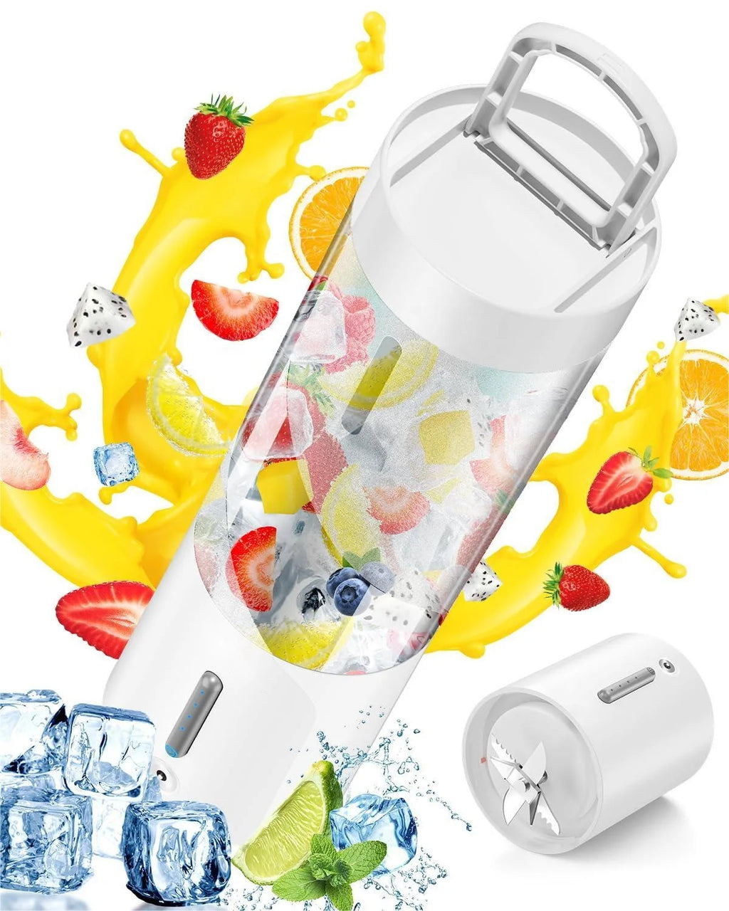 Outdoor Portable USB Rechargeable Mini-Blender Small Size Juicer Multifunctional Professional Blender Self Cleaning