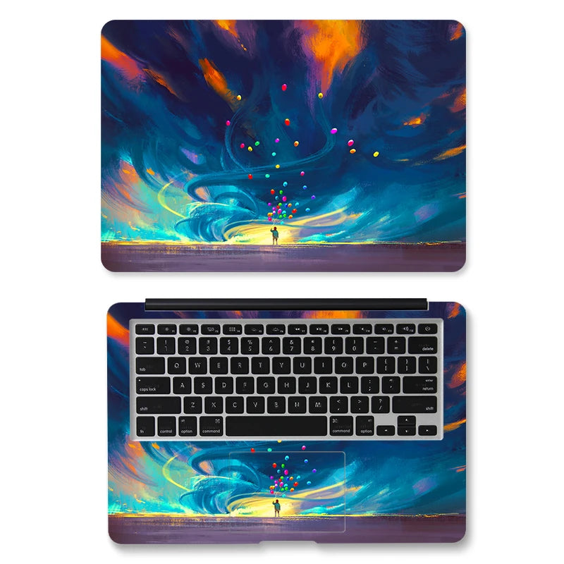 DIY Left Right Brain Laptop Skin Laptop Sticker 12/13/14/15/17 inch Laptop for Air/Pro 13 Dell Lenovo HP Laptop Skin Decorat